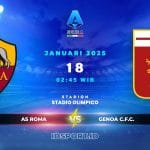 Prediksi Skor Pertandingan AS Roma vs Genoa, Serie A