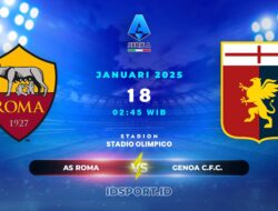 Prediksi Skor Pertandingan AS Roma vs Genoa, Serie A