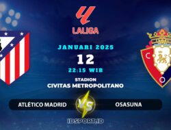 Prediksi Skor Atlético Madrid vs Osasuna Laliga Dominasi di Civitas Metropolitano?