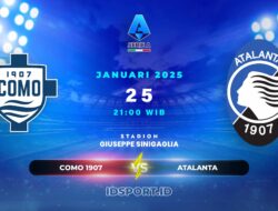 Prediksi Skor Pertandingan Como vs Atalanta, Serie A