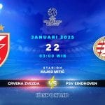 Prediksi Skor Pertandingan Crvena zvezda vs PSV Eindhoven, Champions League