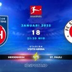 Prediksi Skor Pertandingan Heidenheim vs St. Pauli Bundesliga