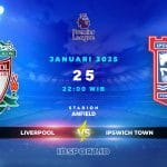 Prediksi Skor Pertandingan Liverpool vs Ipswich Town, Premier League
