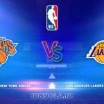 Prediksi Skor New York Knicks vs Los Angeles Lakers, NBA