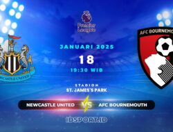 Prediksi Skor Pertandingan Newcastle United vs Bournemouth, Premier League