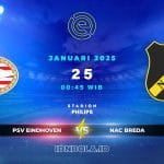Prediksi Skor Pertandingan PSV Eindhoven vs NAC Breda, Eredivisie
