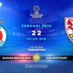 Prediksi Skor Pertandingan Slovan Bratislava vs VfB Stuttgart, Champions League