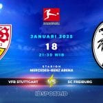 Prediksi Skor Pertandingan VfB Stuttgart vs SC Freiburg, Bundesliga