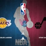 Prediksi Skor Los Angeles Lakers vs Utah Jazz, NBA