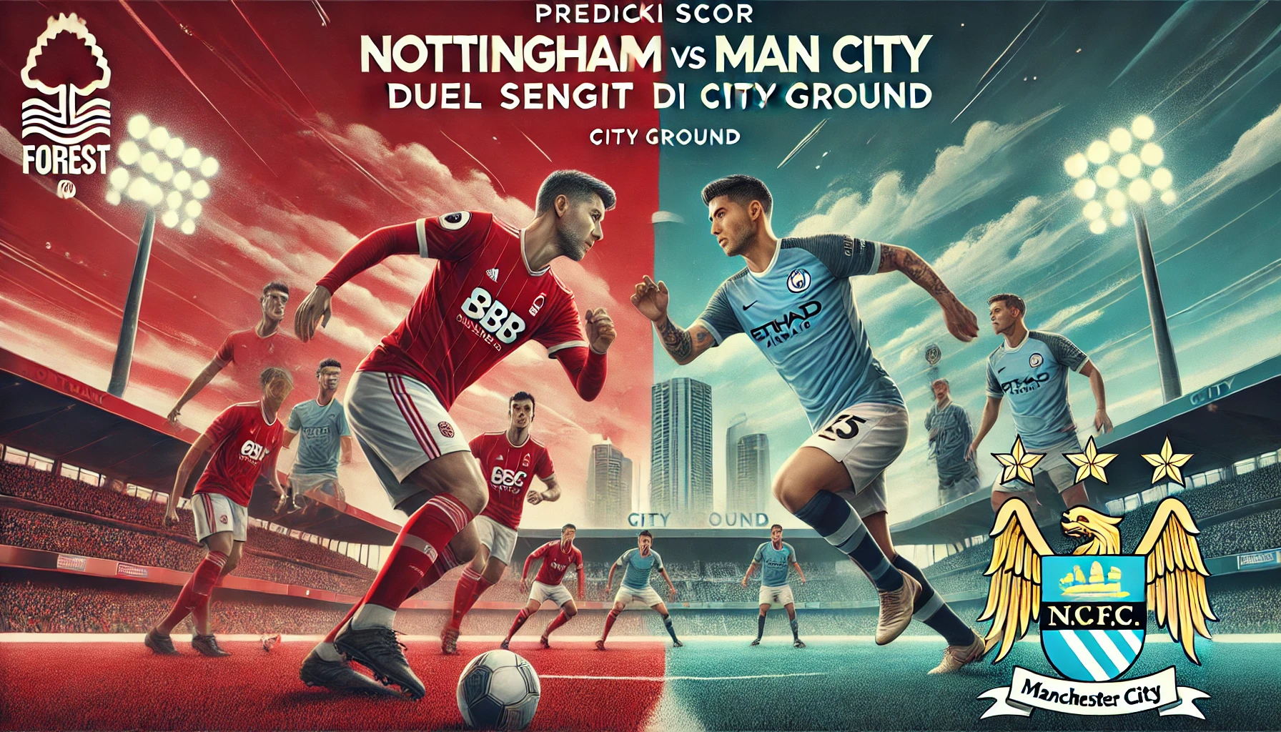 Prediksi Skor Nottingham Forest vs Man City