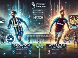 Prediksi Skor Brighton & Hove Albion vs West Ham United
