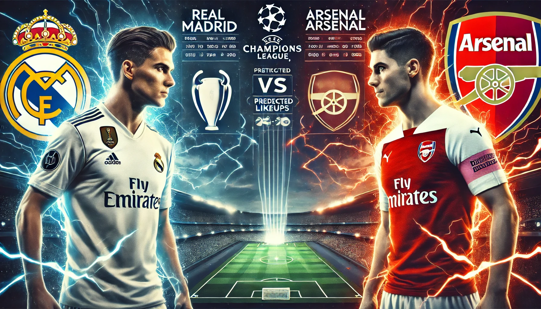 Prediksi hasil Real Madrid vs Arsenal Liga Champions