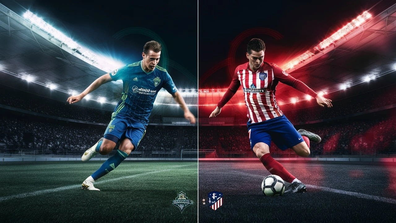 Statistik Seattle Sounders vs Atletico Madrid
