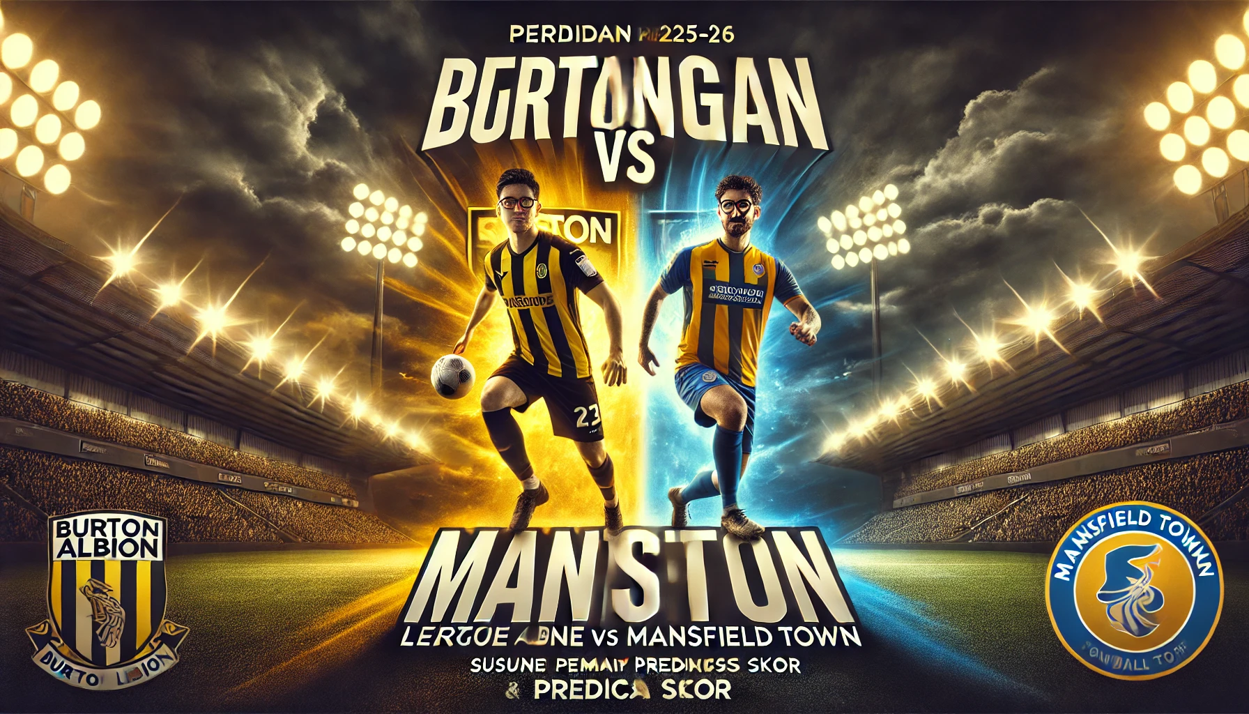 Pertandingan Burton Albion vs Mansfield Town