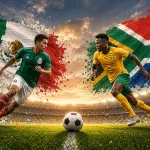 Hasil Meksiko vs Afrika Selatan