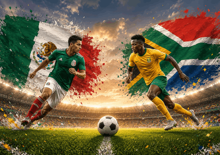 Hasil Meksiko vs Afrika Selatan