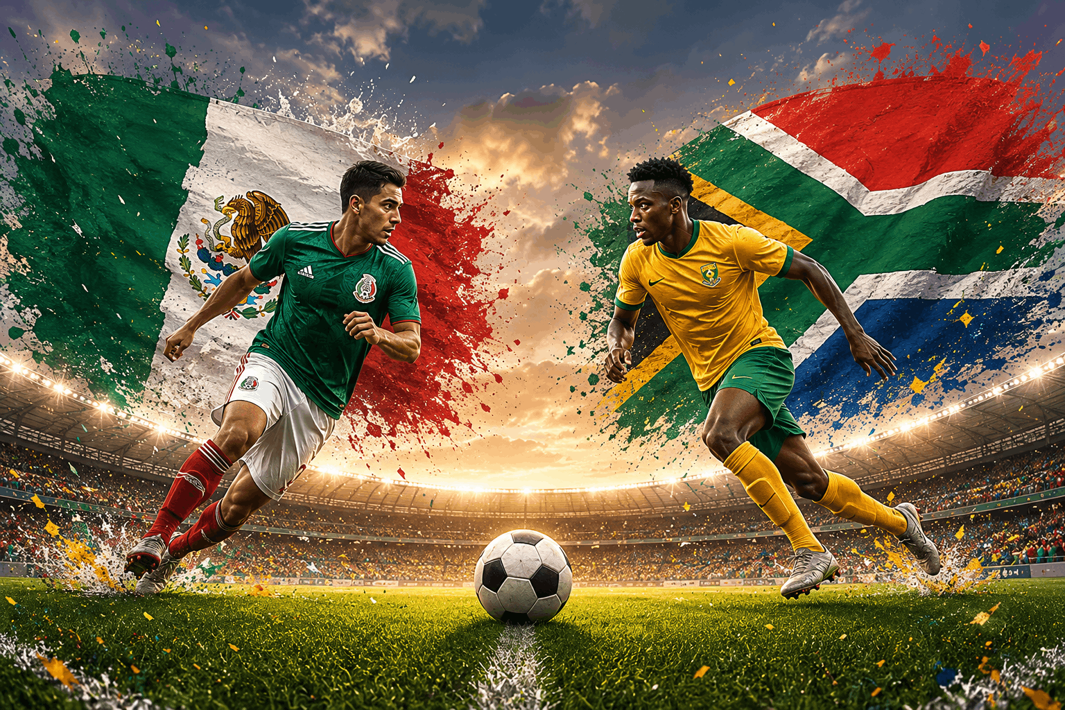 Hasil Meksiko vs Afrika Selatan