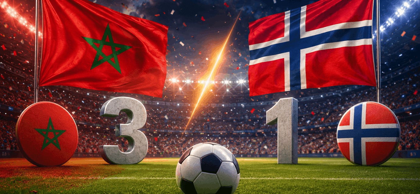 Hasil Pertandingan Maroko Vs Norwegia