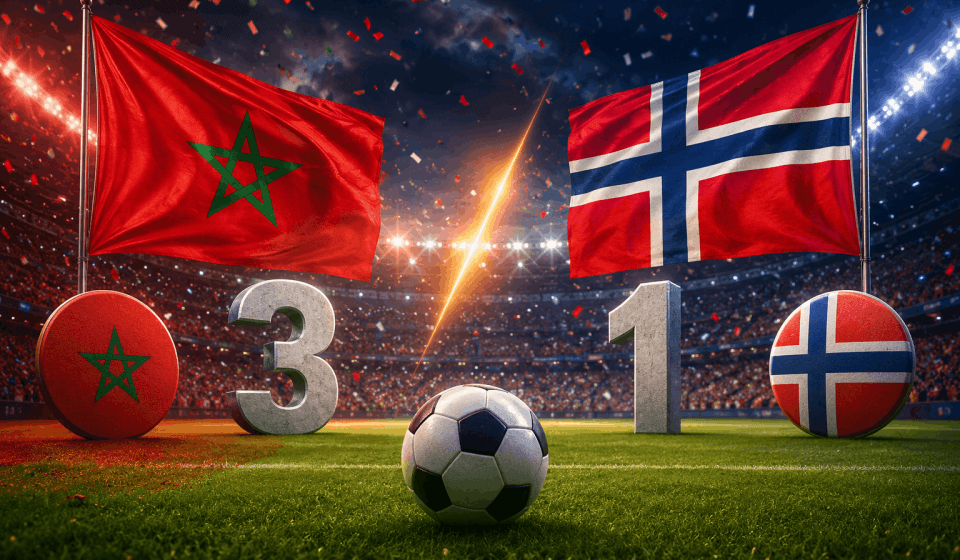 Hasil Pertandingan Maroko Vs Norwegia