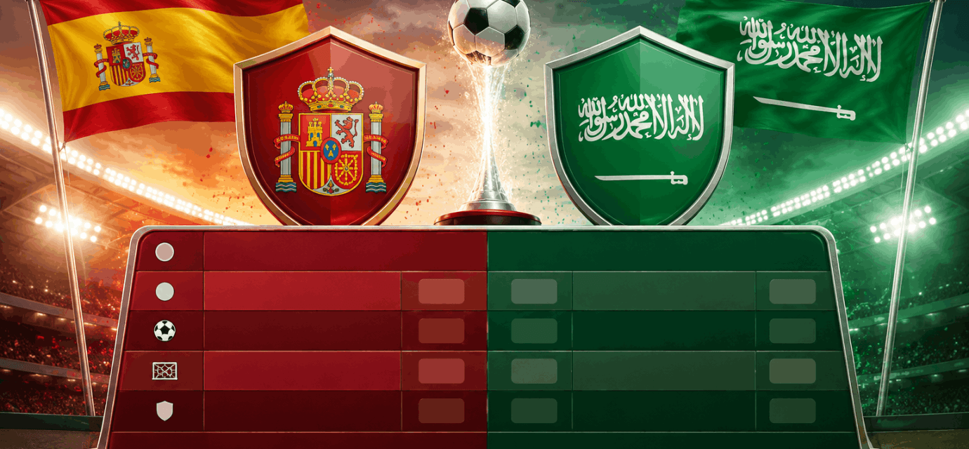 Klasemen Spain Vs Saudi Arabia