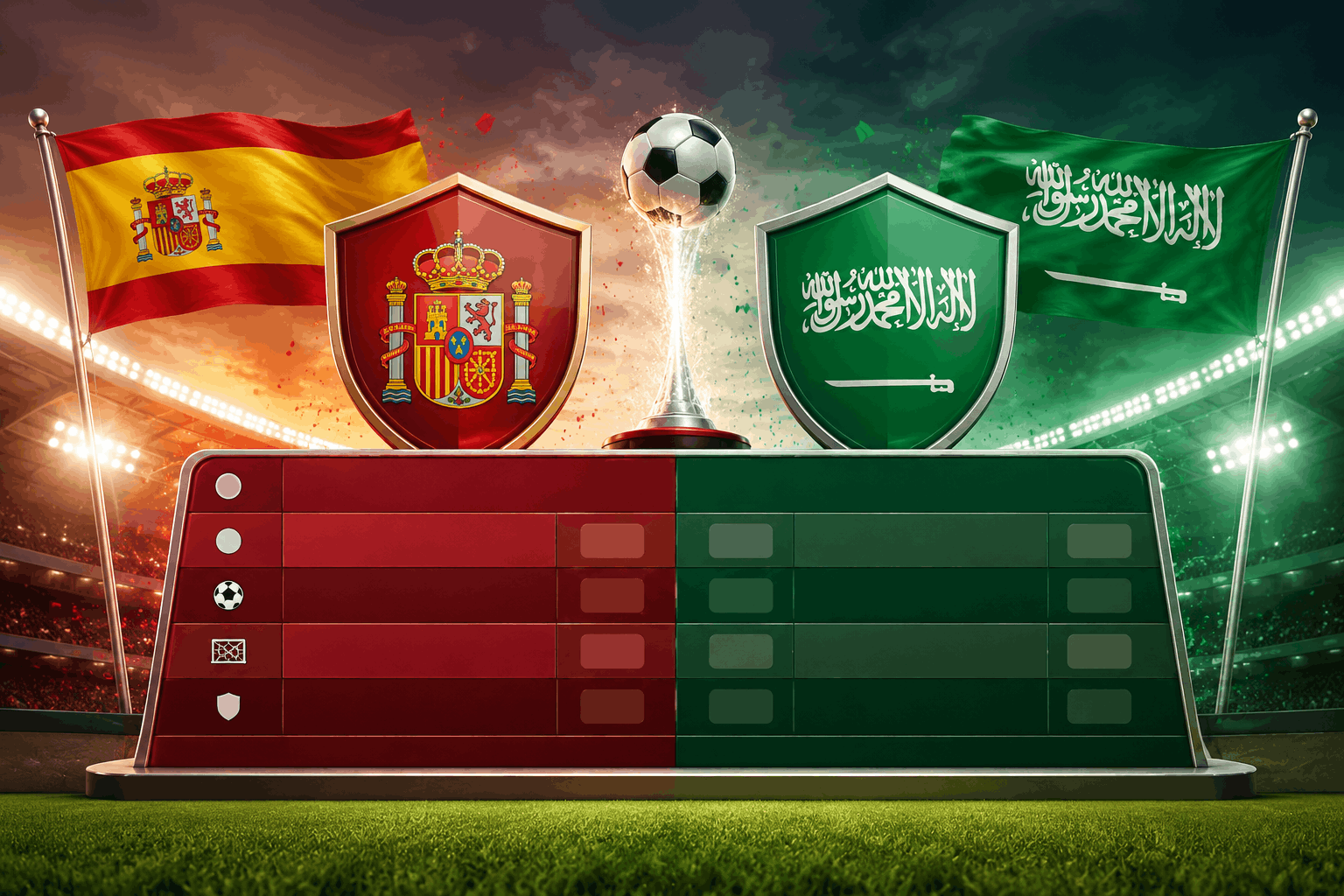 Klasemen Spain Vs Saudi Arabia