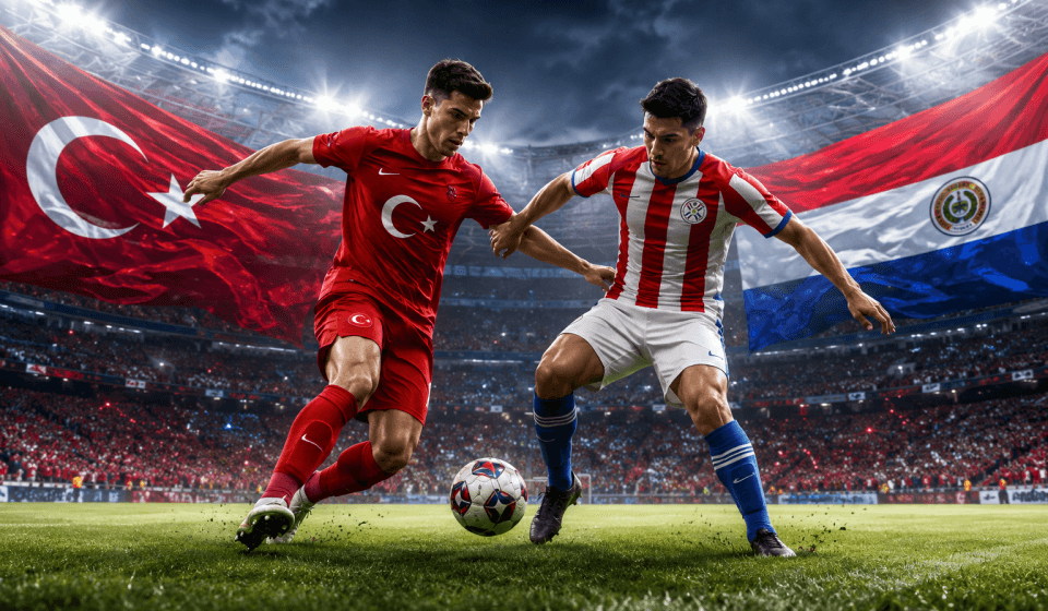 Pertandingan Turki vs Paraguay