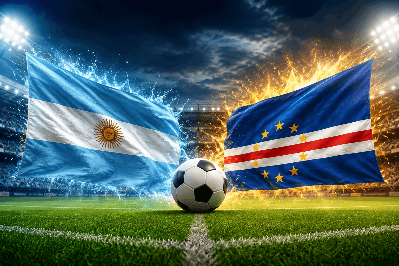 Hasil Argentina Vs Cabo Verde
