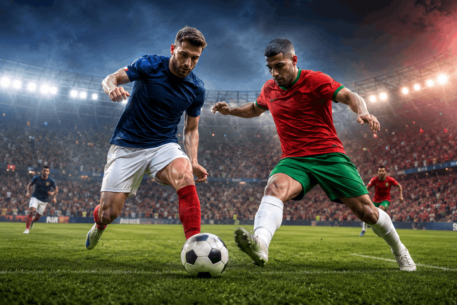 Hasil Prancis Vs Maroko (2)