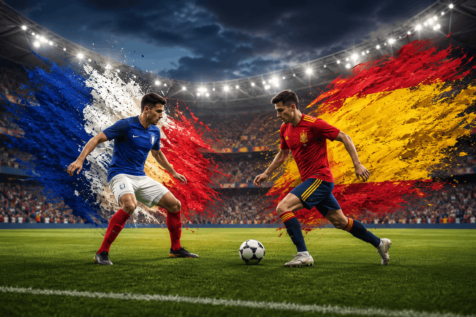 Hasil Prancis Vs Spanyol