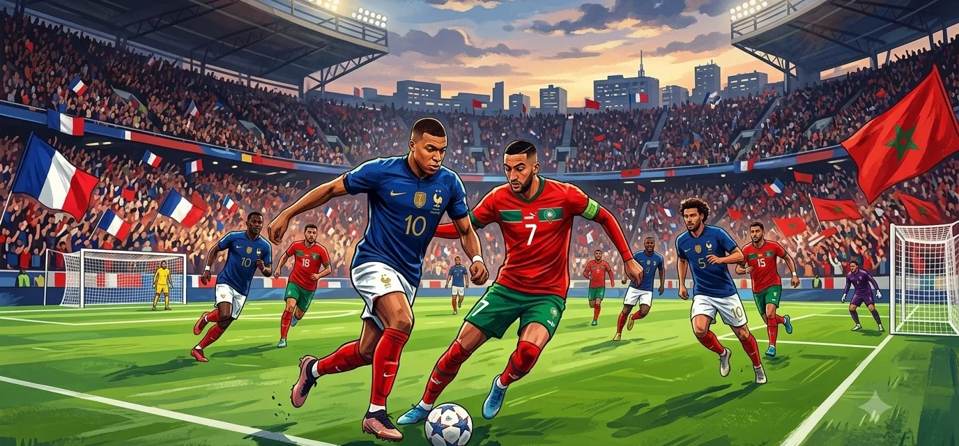 Head To Head Pertandingan France vs Morocco