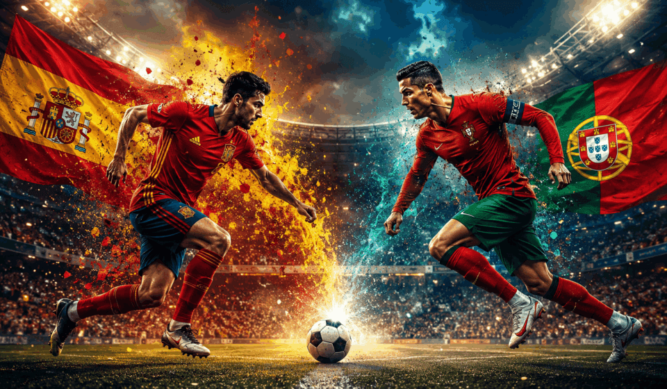 Highlight Spanyol Vs Portugal