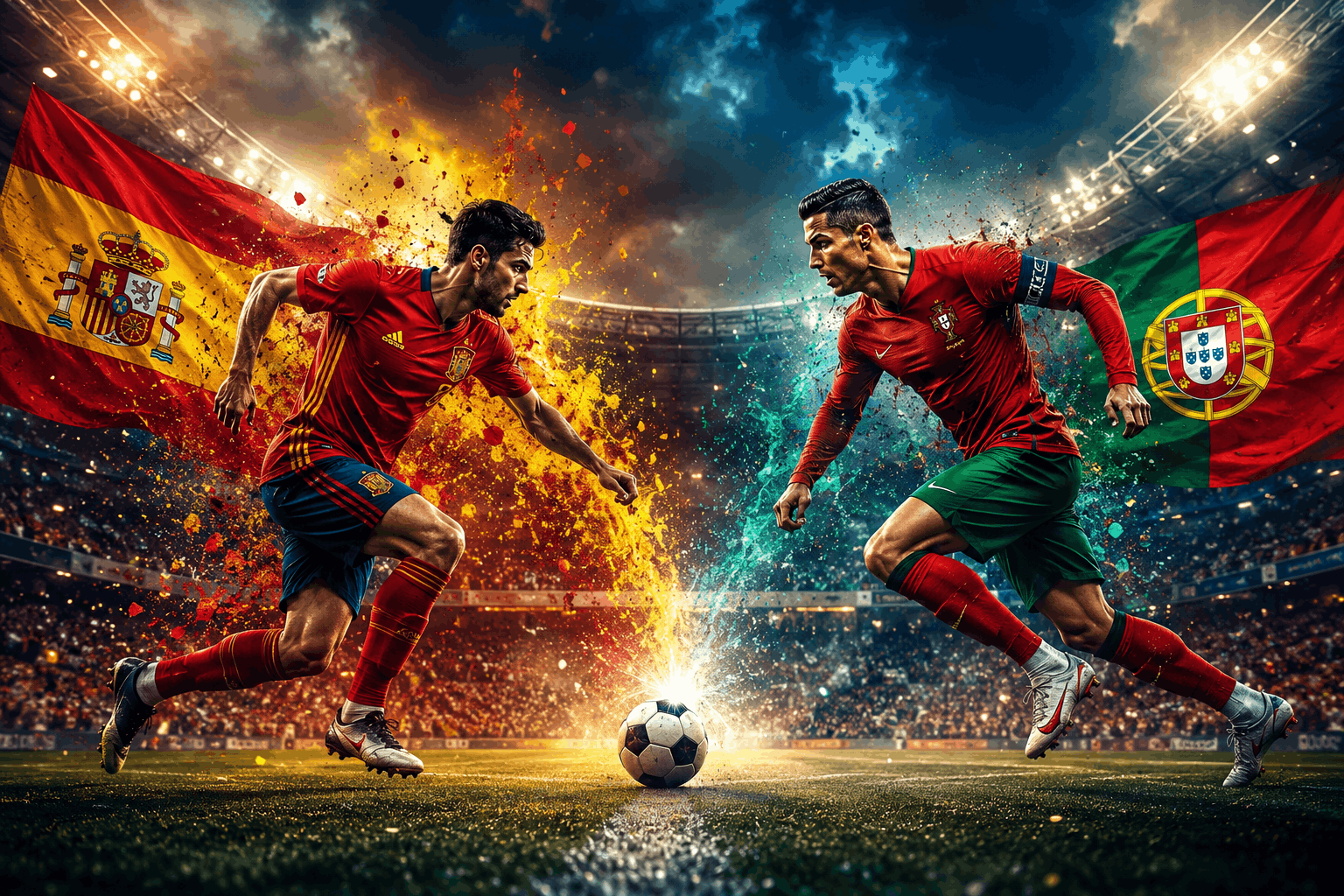 Highlight Spanyol Vs Portugal
