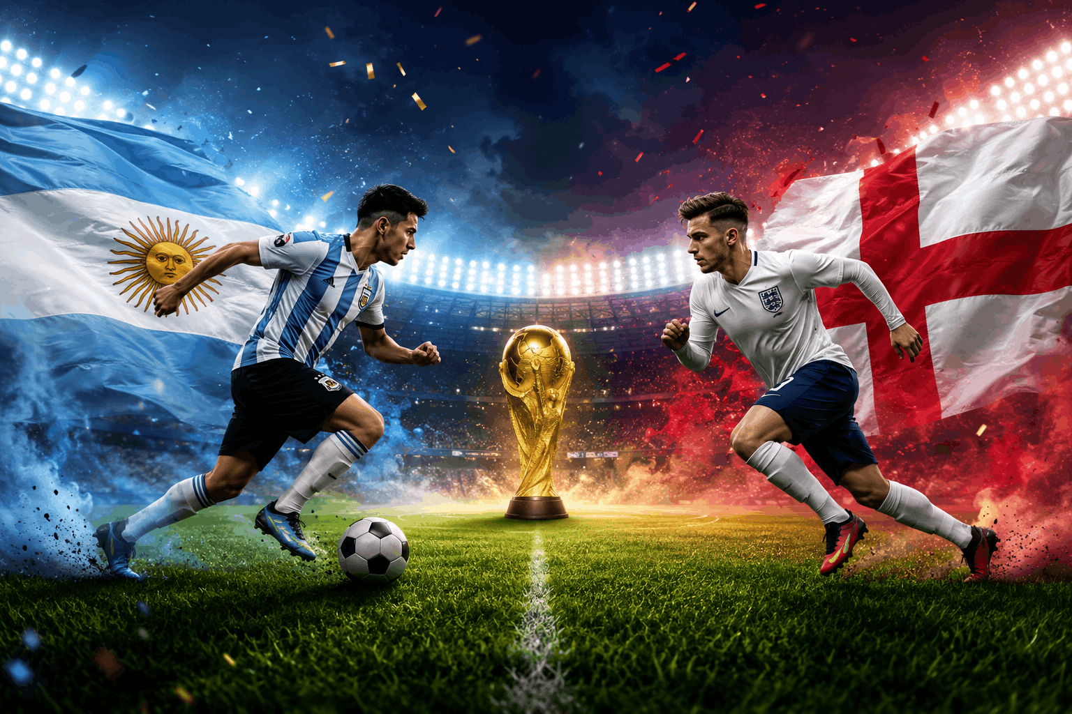 Prediksi Argentina vs Inggris Semifinal