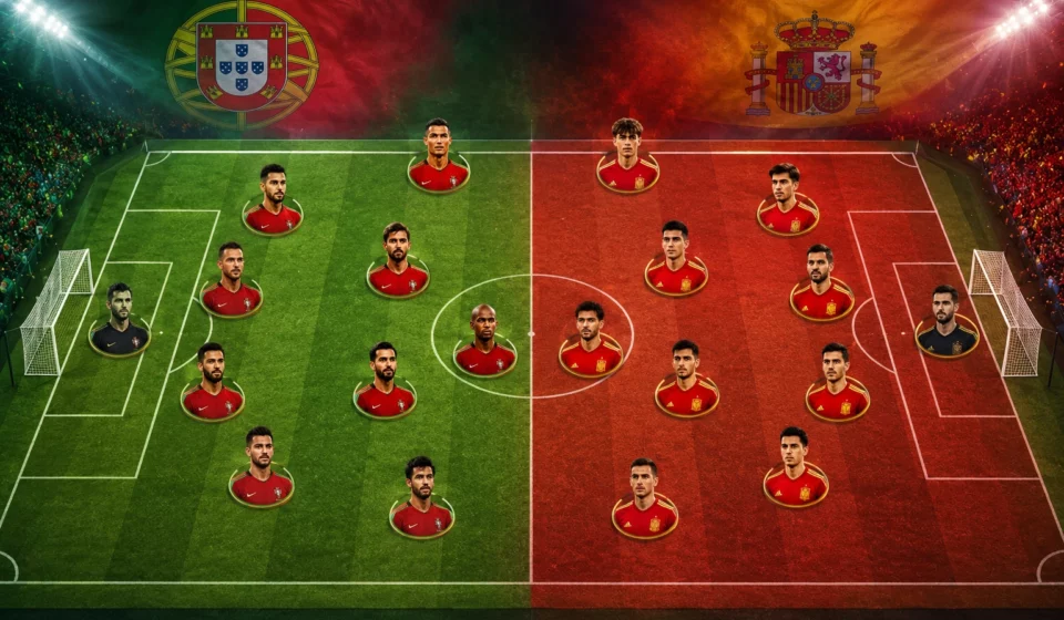 Prediksi Susunan Pemain Portugal vs Spain