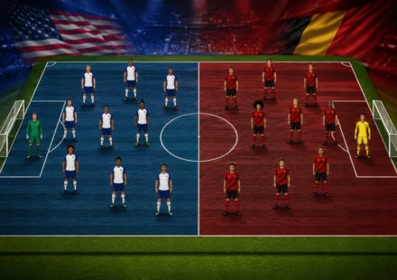 Prediksi Susunan Pemain USA vs Belgium