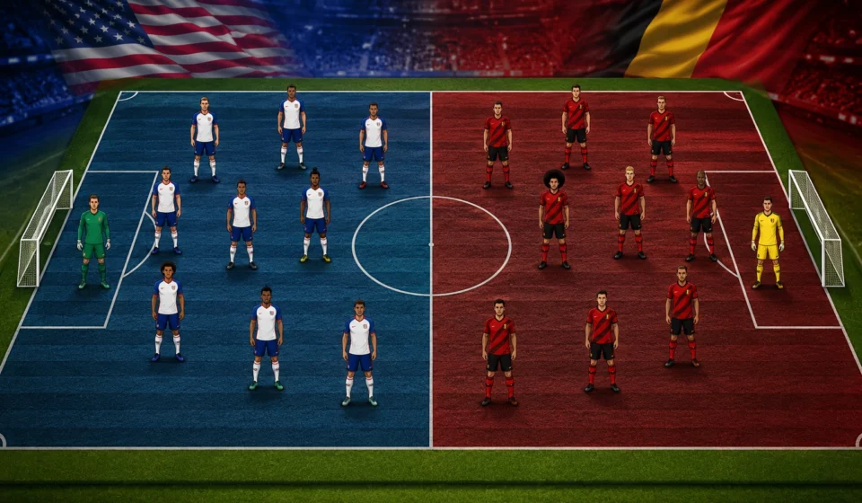 Prediksi Susunan Pemain USA vs Belgium