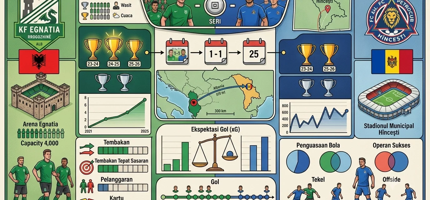 Statistik Pertandingan Egnatia Rrogozhine vs Petrocub Hincesti