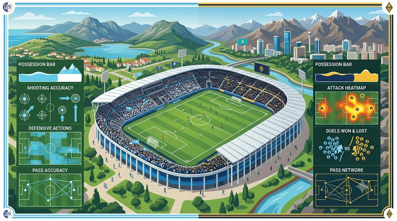 Statistik Pertandingan Sutjeska Niksic vs Kairat