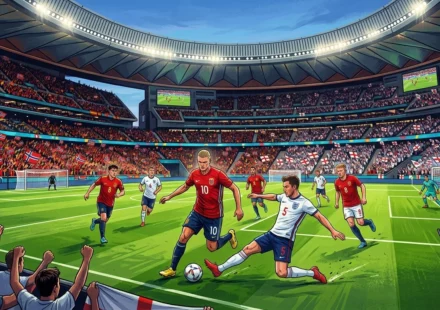 Susunan Pemain Pertandingan Norway vs England