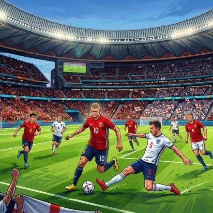 Susunan Pemain Pertandingan Norway vs England