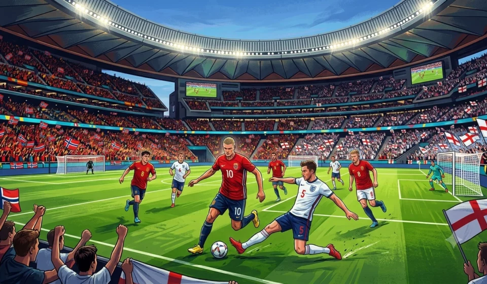 Susunan Pemain Pertandingan Norway vs England