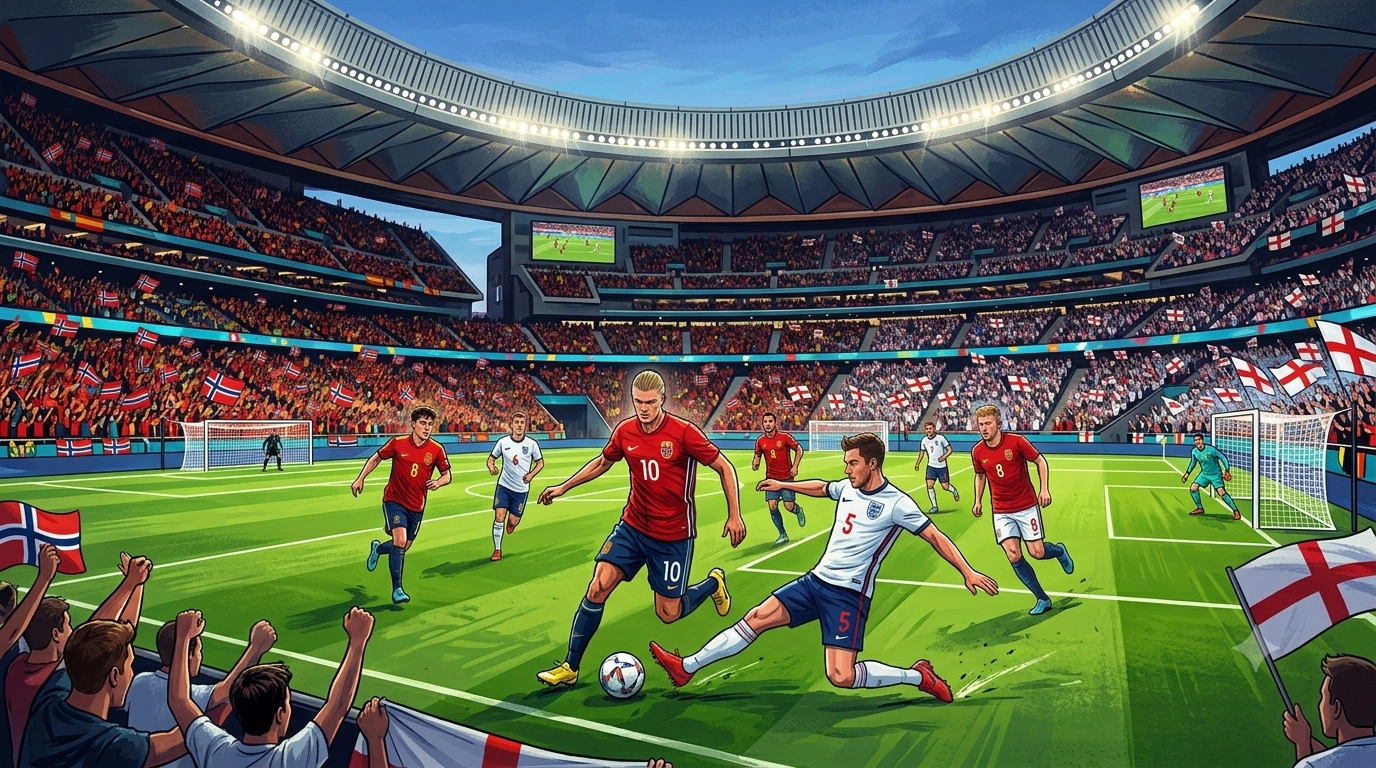 Susunan Pemain Pertandingan Norway vs England