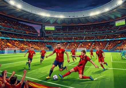 Susunan Pemain Pertandingan Spain vs Belgium