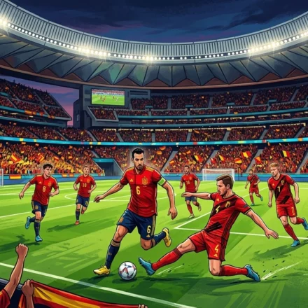 Susunan Pemain Pertandingan Spain vs Belgium