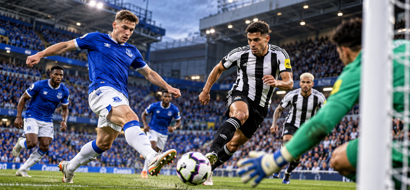 Hasil Pertandingan Everton Vs Newcastle