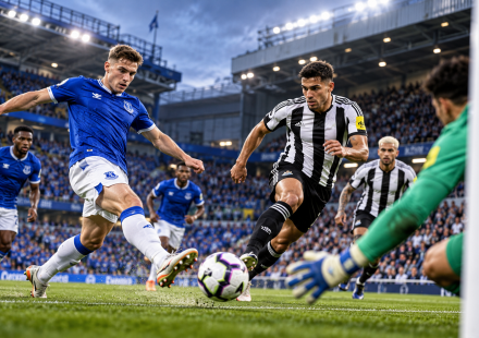 Hasil Pertandingan Everton Vs Newcastle