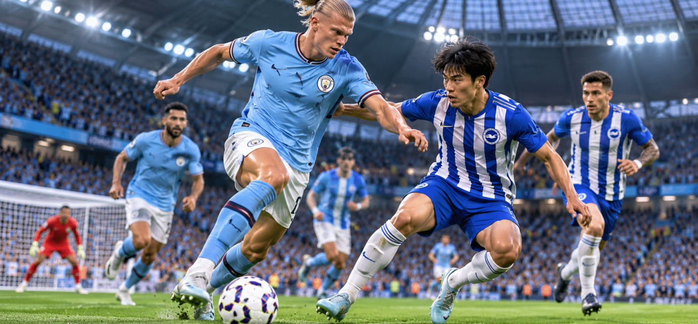 Hasil Pertandingan Man City Vs Brighton