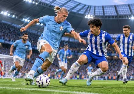 Hasil Pertandingan Man City Vs Brighton