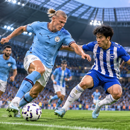 Hasil Pertandingan Man City Vs Brighton