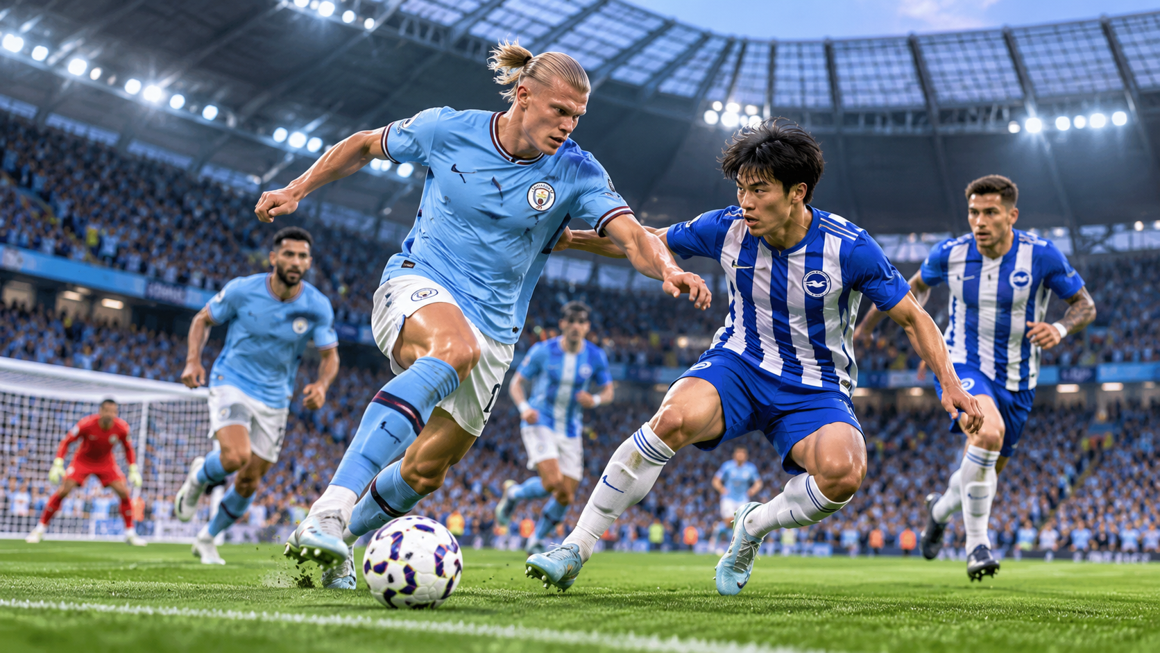 Hasil Pertandingan Man City Vs Brighton